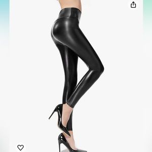 Leather leggings worn twice size small